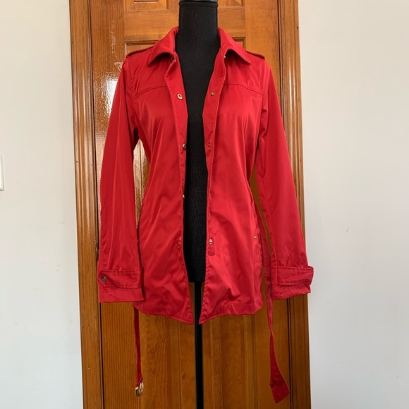 Zara Red Lightweight Jacket - Picture 1 of 3